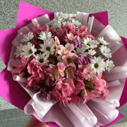 Букет &quot;Небесный фламинго&quot;